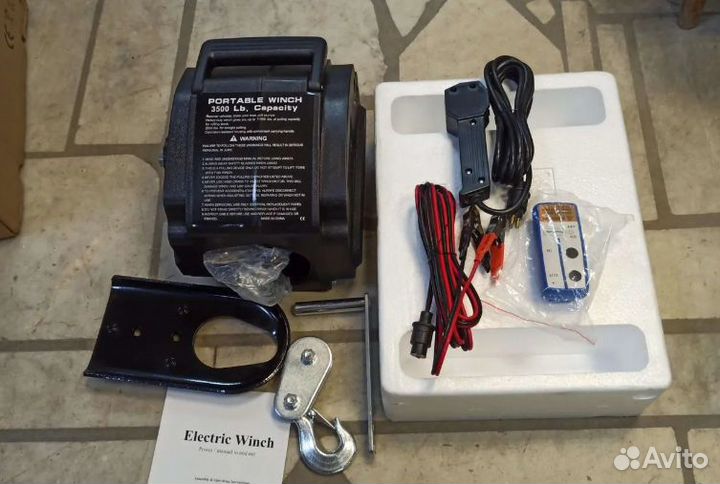 Лебедка якорная Electric Winch grizzly 3500 12v