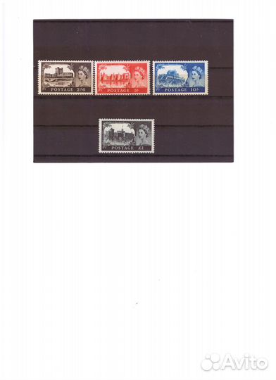 Почтовые марки Великобритании 1955/1966