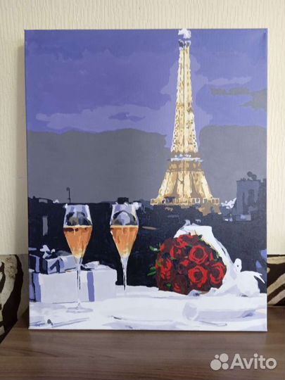 Картины по номерам раскрашенная