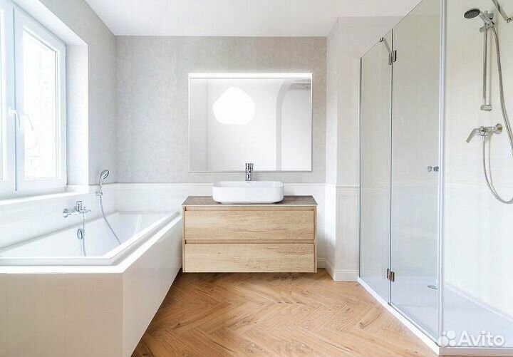 Зеркало BelBagno spc-uno-1000-800-tch Хром