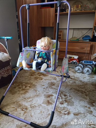 Детская качель напольная