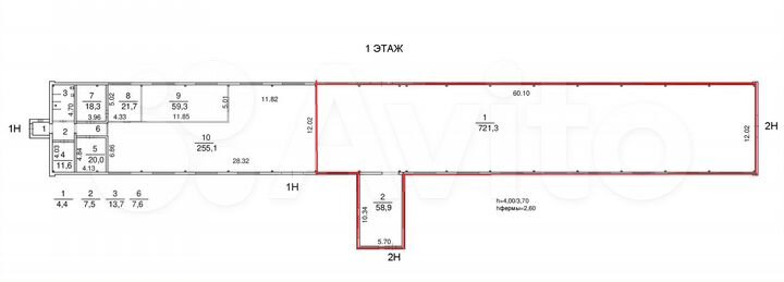 Склад, 780 м²