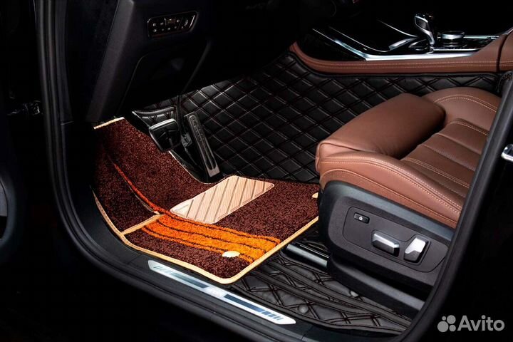 3D Коврики Lexus LS из Экокожи