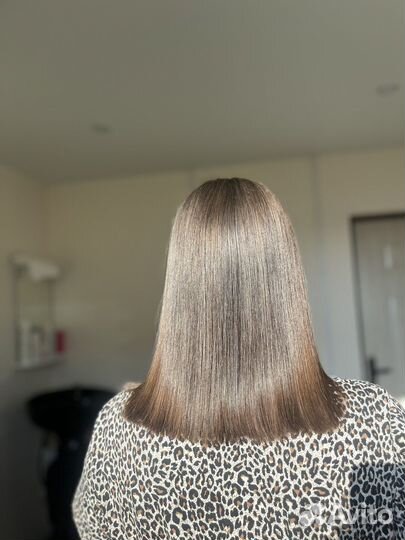 Кератиновое выпрямление/ ботокс волос