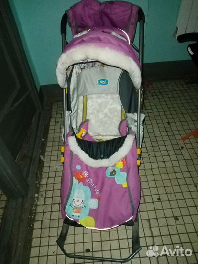 Санки коляска ника