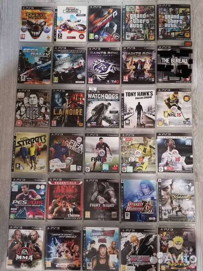 Игры диски на PS3