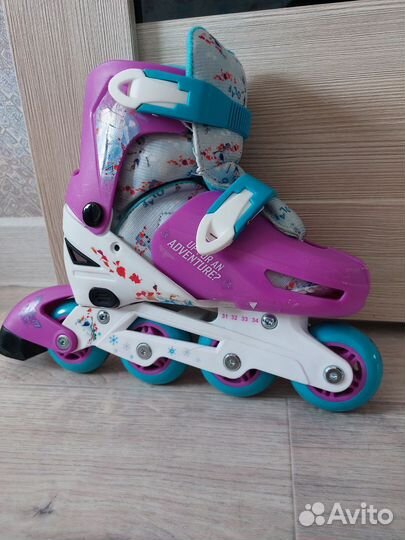 Роликовые коньки детские раздвижные