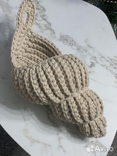 Корзина подвесная для хранения ракушка