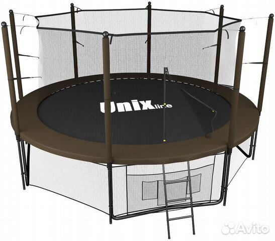 Батут unix line Black&Brown 10 ft (inside)