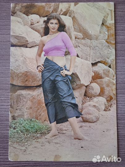 Открытки с индийскими актёрами. Старички