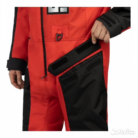 Комбинезон FXR Recruit без утеплителя Black/Red, M