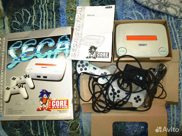 Игровая приставка Sega station 16 бит новая