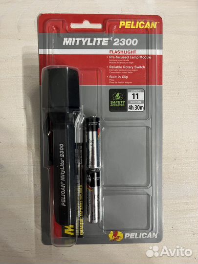 Фонарь ксенон Pelican Mitylight 2300 blk USA
