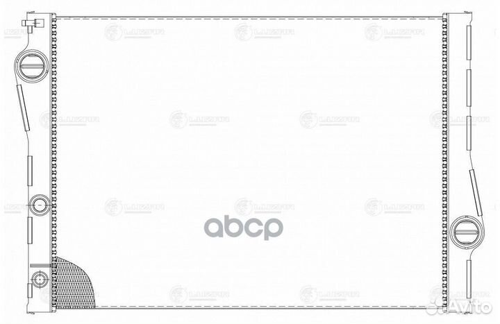 Радиатор охл, для а/м BMW X5 (E70) (07) 30d/3,0t