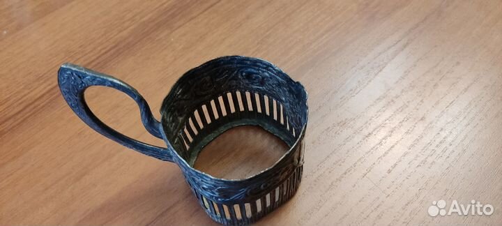 Подстаканник мельхиор СССР с Кремлём