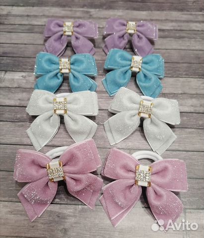 Резинки для волос, бантики