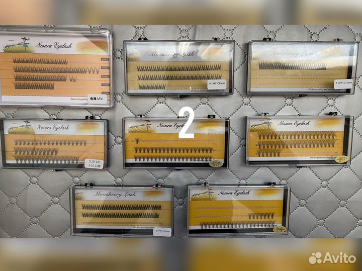 Ресницы пучки накладные