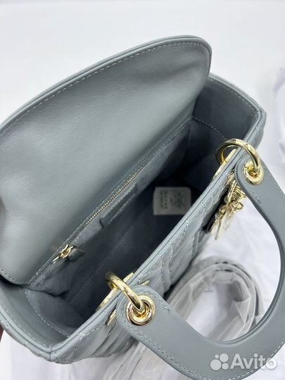 Сумка кожаная lady dior
