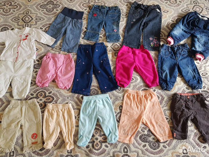 Вещи пакетом на девочку от 0 до 2 лет