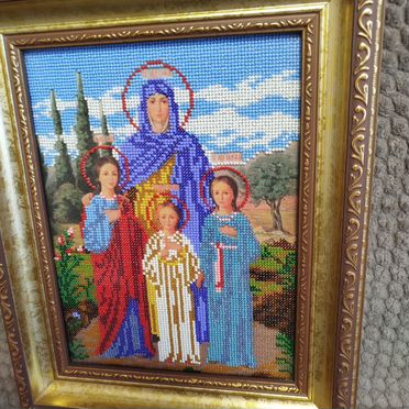 Икона "Вера, Надежда, Любовь и мать их София"