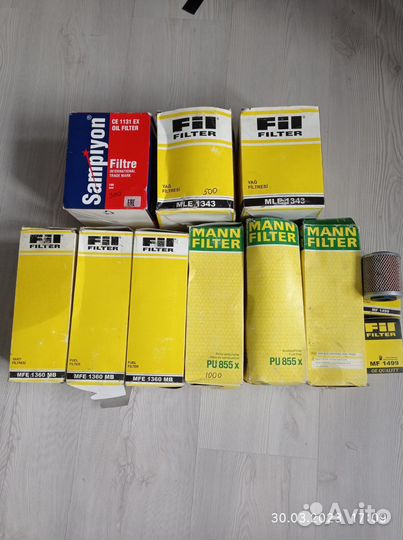 Масляные фильтры для MAN TGA MLE1343