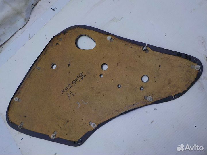 Обшивка двери daewoo matiz задняя левая