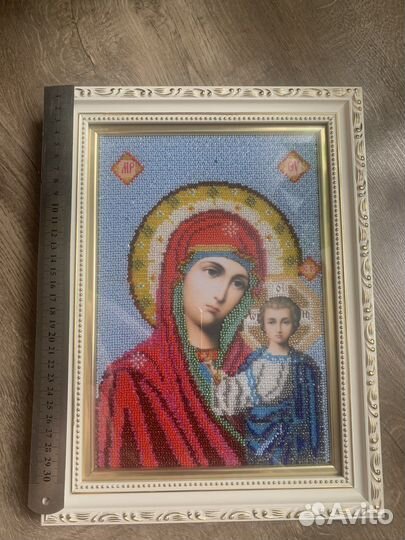 Икона вышитая бисером