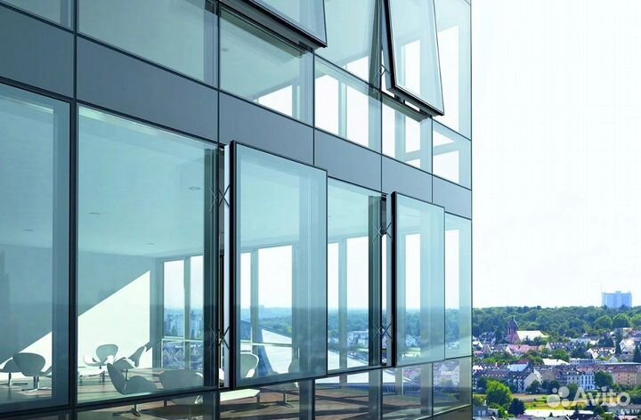 Фасадное остекление. Витражи