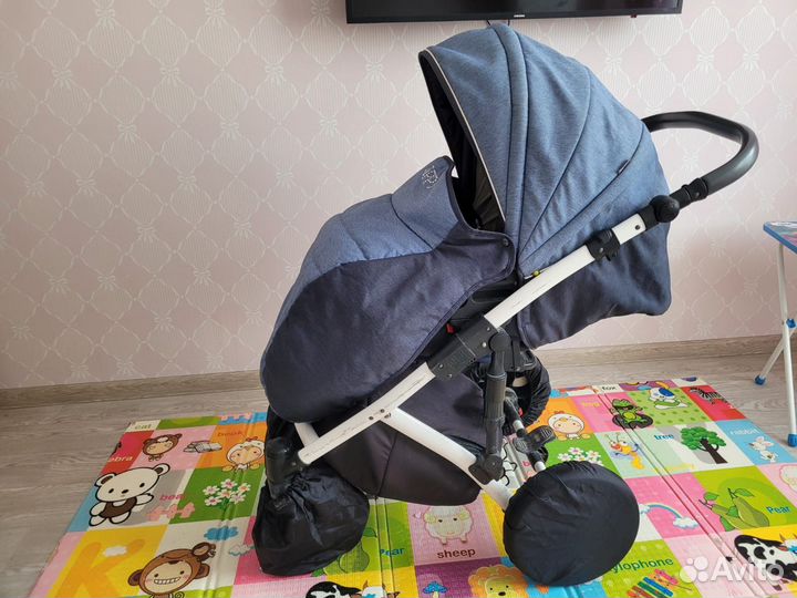 Коляска zippy tutis 3 в 1 jeans