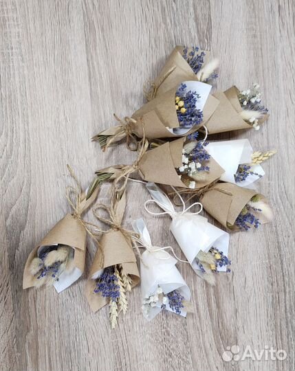 Букет - комплимент из сухоцветов