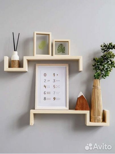 Полка настенная лофт 2 шт новая