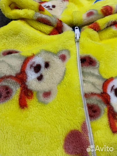 Детский махровый халат новый