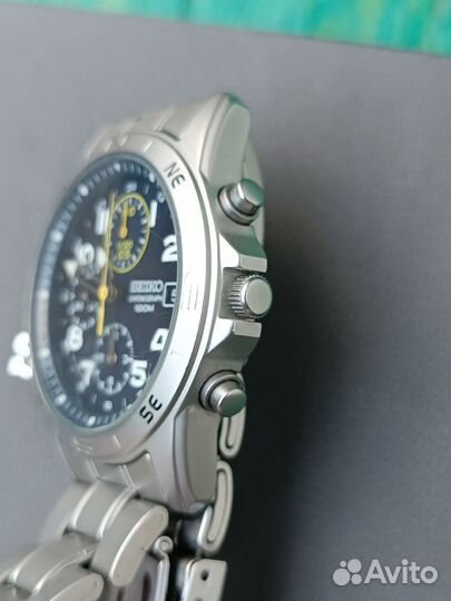 Мужские часы seiko chronograph 100m