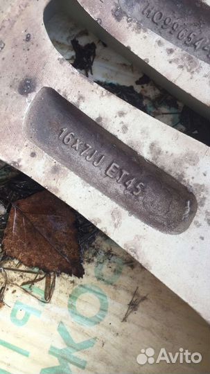 Диски r 16 шир 7JJ вылет ет45