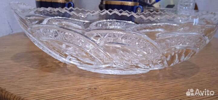 Хрустальная ваза, фужеры, рюмки СССР