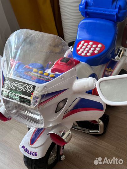 Бронь до 8.09 Детский мотоцикл на аккумуляторе