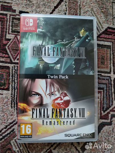Final Fantasy 7, 8 Nintendo switch картридж