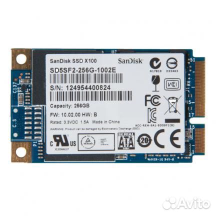 Жесткий диск SSD SanDisk SSD X100 msata SD5SF2-256