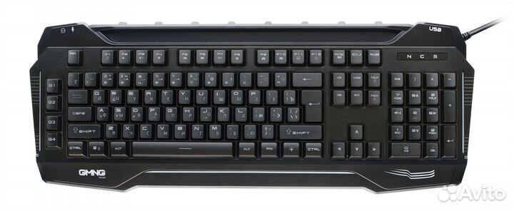 Проводная клавиатура Оклик gmng 975GK, черный