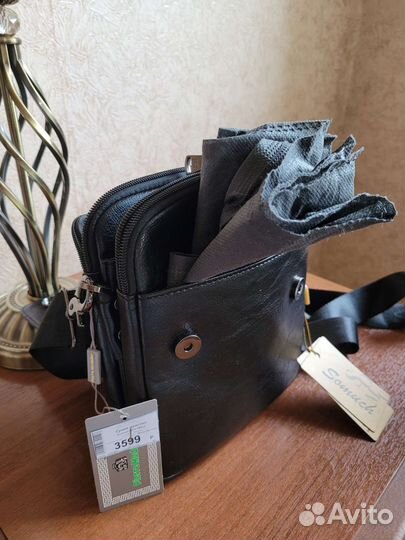 Сумка мужская натуральная кожа новая