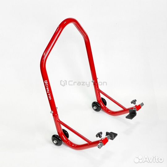 Подставка мотоподкат задний PRO crazy iron RED