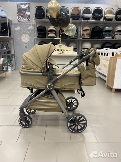 Коляска трансформер 2 в 1 luxmom v8