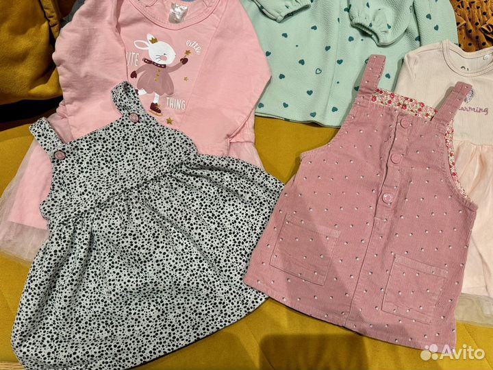Платья для девочки пакетом 86