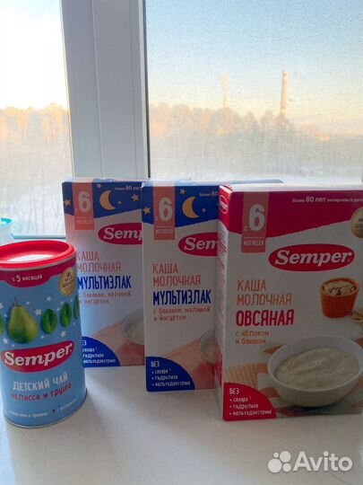 Каши semper + чай