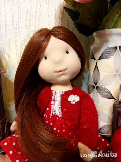 Текстильная интерьерная кукла
