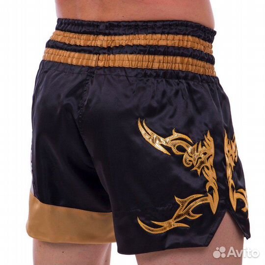 Шорты для тайского бокса И кикбоксинга черный