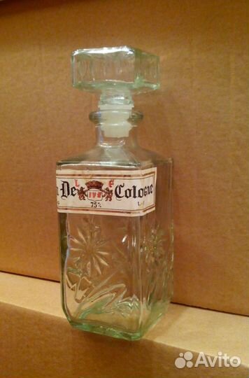 СССР советский флакон бутылка одеколон Eau D