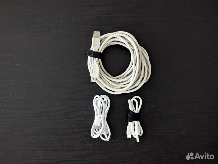 USB-A USB-C кабеля 5м, 1м, 0.45м
