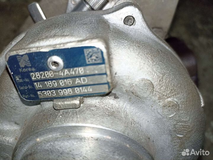 Турбина Kia Sorento 2.5 BL 170л.с. 28200-4A470