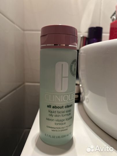 Clinique liquid facial soap oily skin жидкое мыло